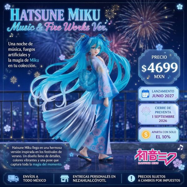 Hatsune Miku 1/7: Happy 16th Birthday Music & Fireworks - Time Capsule Ver.