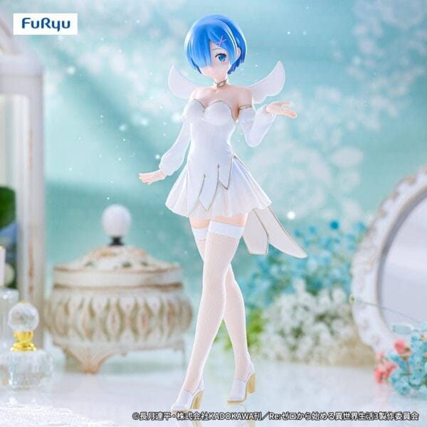 BiCute Pure Figure: Rem (Little Wings Ver.) (2nd Hand) [FuRyu]