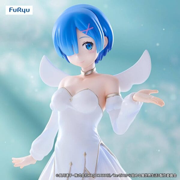 BiCute Pure Figure: Rem (Little Wings Ver.) (2nd Hand) [FuRyu]