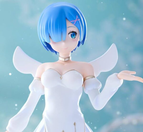 BiCute Pure Figure: Rem (Little Wings Ver.) (2nd Hand) [FuRyu]