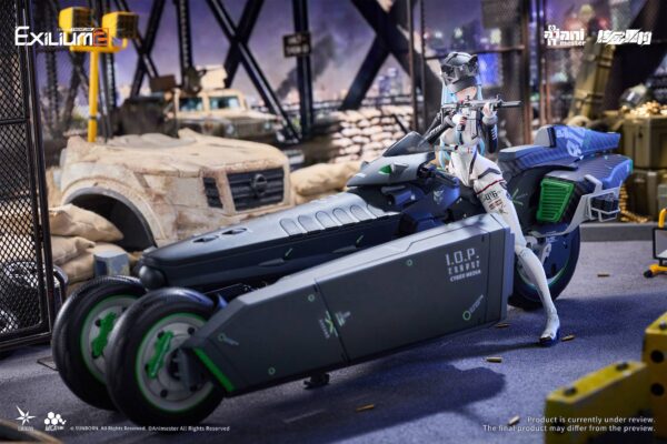 Girls' Frontline 2 Exilium: Klukai & Motorbike Set 1/12 - Speed Star Ver. [Nuclear Gold Reconstruction / AniMester]