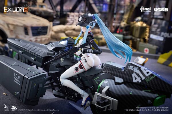 Girls' Frontline 2 Exilium: Klukai & Motorbike Set 1/12 - Speed Star Ver. [Nuclear Gold Reconstruction / AniMester]