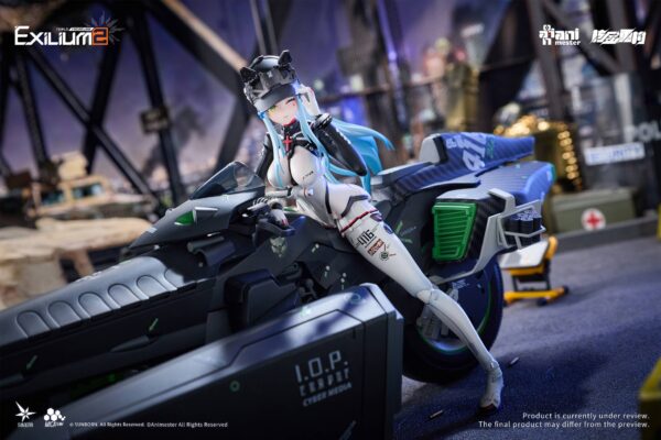 Girls' Frontline 2 Exilium: Klukai & Motorbike Set 1/12 - Speed Star Ver. [Nuclear Gold Reconstruction / AniMester]