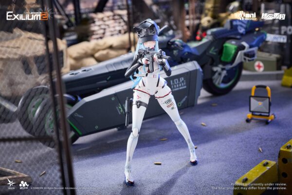 Girls' Frontline 2 Exilium: Klukai & Motorbike Set 1/12 - Speed Star Ver. [Nuclear Gold Reconstruction / AniMester]