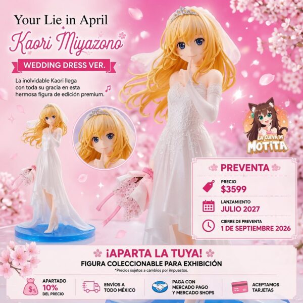 WhatsApp Image 2026-07-06 at 10.23.13 PM (5) Your Lie in April: Kaori Miyazono 1/7 - Wedding Dress Ver. G.S.Collection