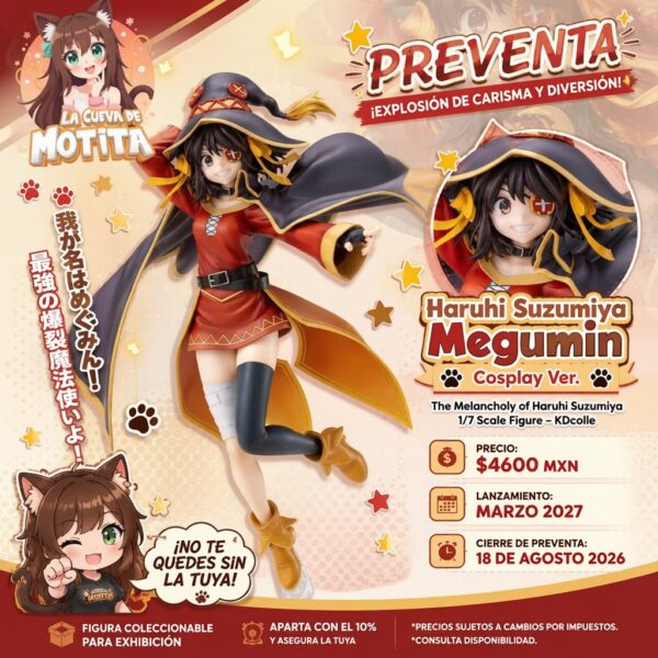 The Melancholy of Haruhi Suzumiya: Haruhi Suzumiya 1/7 - Megumin Cosplay Ver. KDcolle