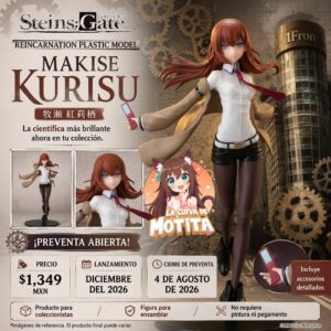 Steins Gate: Makise Kurisu - Reincarnation Plastic Model