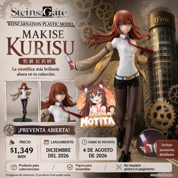 WhatsApp Image 2026-07-06 at 11.09.43 PM Steins Gate: Makise Kurisu - Reincarnation Plastic Model