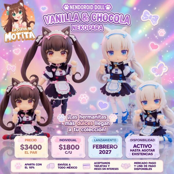 WhatsApp Image 2026-07-06 at 11.09.44 PM (5) Nendoroid Doll: Nekopara - Vanilla & Chocola