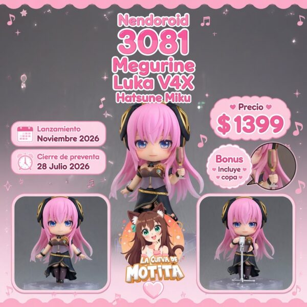 Nendoroid 3081: Hatsune Miku - Megurine Luka V4X