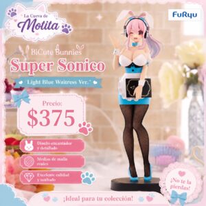 BiCute Bunnies: Super Sonico (Light Blue Waitress Ver.)