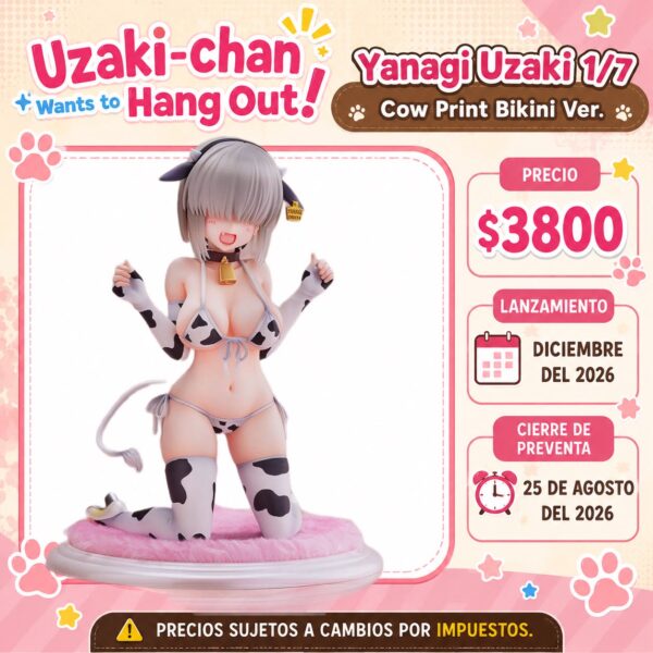 Uzaki-chan Wans to Hang Out!: Yanagi Uzaki 1/7 - Cow Print Bikini Ver.