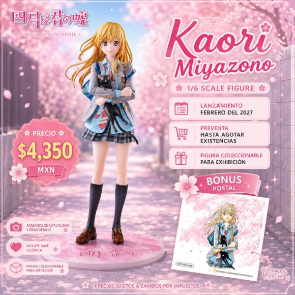 Your Lie in April: Kaori Miyazono 1/6