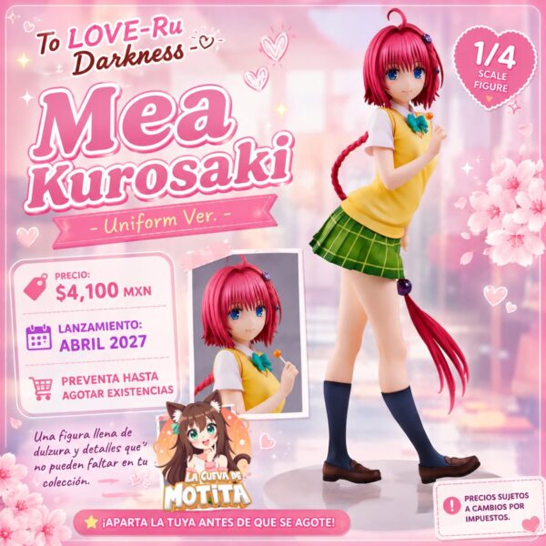 o Love-Ru Darkness: Mea Kurosaki 1/4 - Uniform Ver.