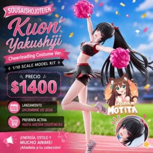 SOUSAI SHOJO TEIEN Sousaishojoteien: Kuon Yakushiji 1/10 - Cheerleading Costume Ver. model kit