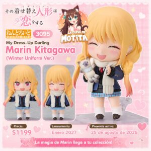 Nendoroid 3095: My Dress-Up Darling - Marin Kitagawa (Winter Uniform Ver.)