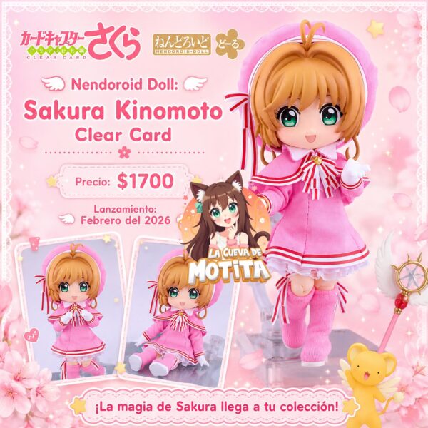Nendoroid Doll: Cardcaptor Sakura Clear Card - Sakura Kinomoto