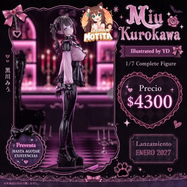 Miu Kurokawa Illustrated by YD 1/7 Complete Figure