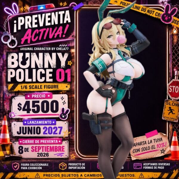 Original Character by CheLA77: Bunny Police 01 1/6