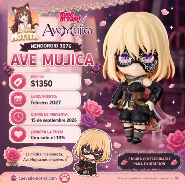 Nendoroid 3076: BanG Dream! Ave Mujica - Doloris [Good Smile Arts Shanghai]