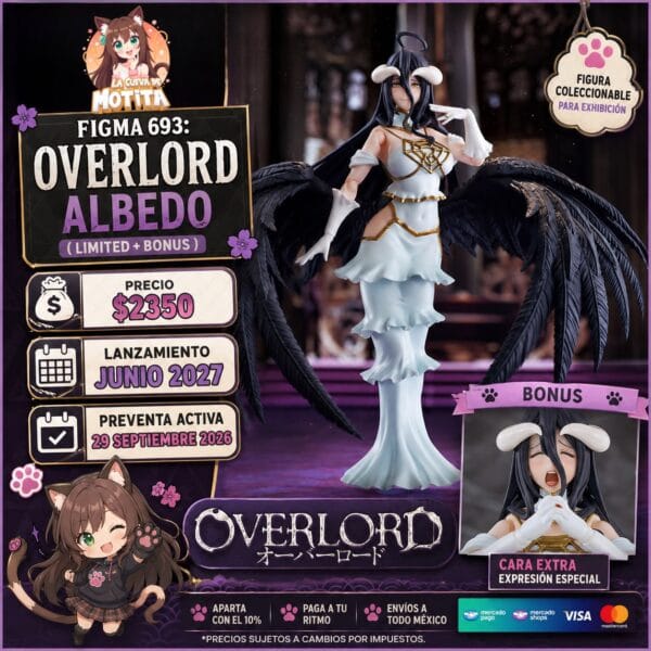 Figma 693: Overlord - Albedo (Limited + Bonus) [Max Factory]