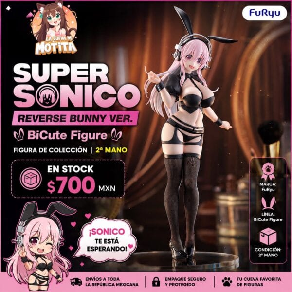 Super Sonic: Sonico - Reverse Bunny Ver. BiCute Figure