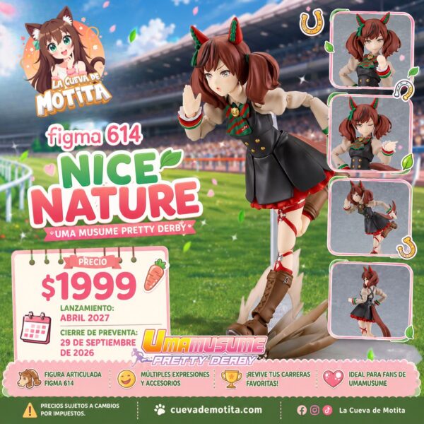 Figma: Uma Musume Pretty Derby - Nice Nature (Limited Reissue + Bonus)
