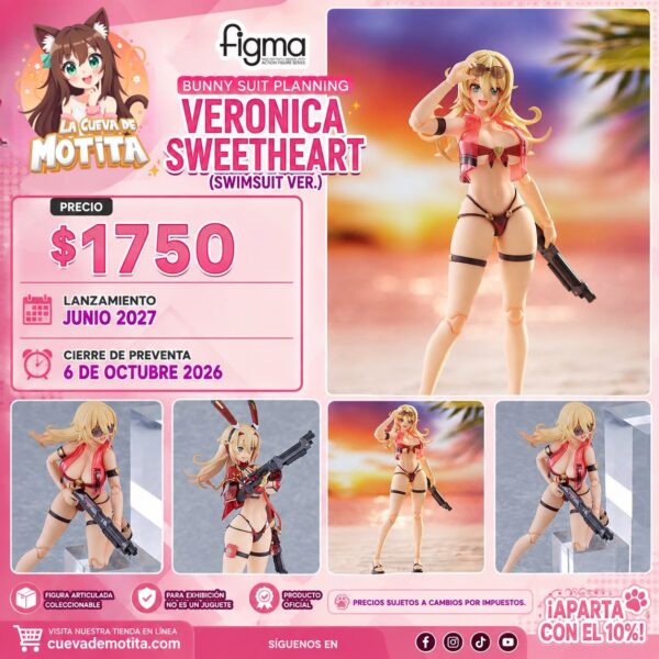 Figma: Bunny Suit Planning - Veronica Sweetheart (Swimsuit Ver.)