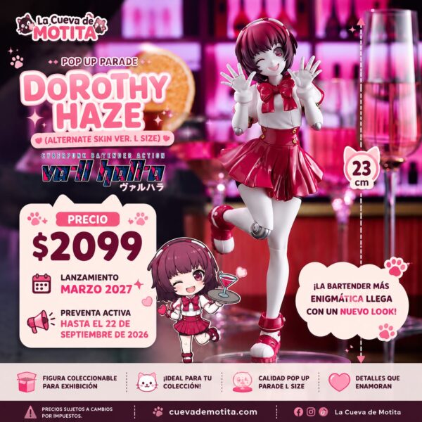 POP UP PARADE: VA-11 Hall-A Cyberpunk Bartender Action - Dorothy Haze (Alternate Skin Ver. L Size)