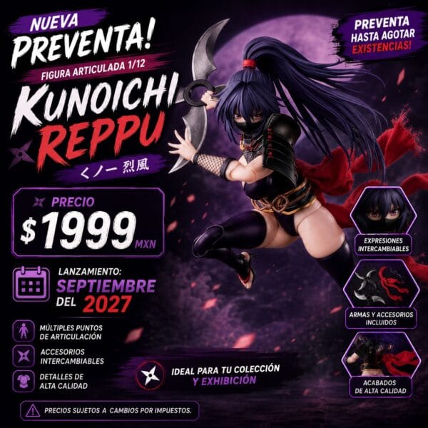 Action Figure: Kunoichi Reppu 1/12 (RPGEX-10) [Snail Shell]