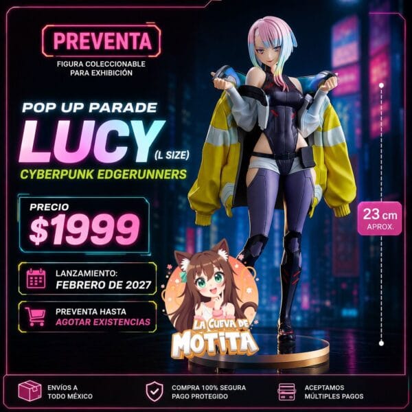 POP UP PARADE: Cyberpunk Edgerunners - Lucy (L Size)