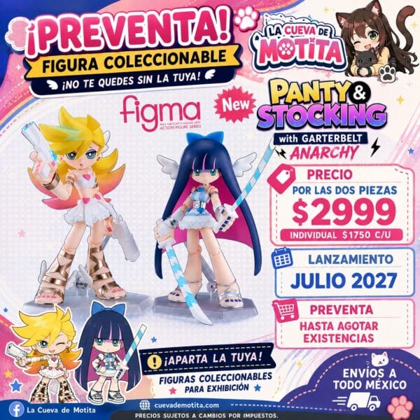 Figma: New PANTY & STOCKING with GARTERBELT - Panty & Stocking Anarchy