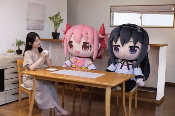 Puella Magi Madoka Magica Walpurgisnacht Rising: Madoka Kaname & homura Akemi - DoQute Plush Toy (XL)