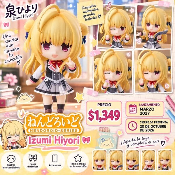 Nendoroid 3005: Hamidashi Creative - Hiyori Izumi