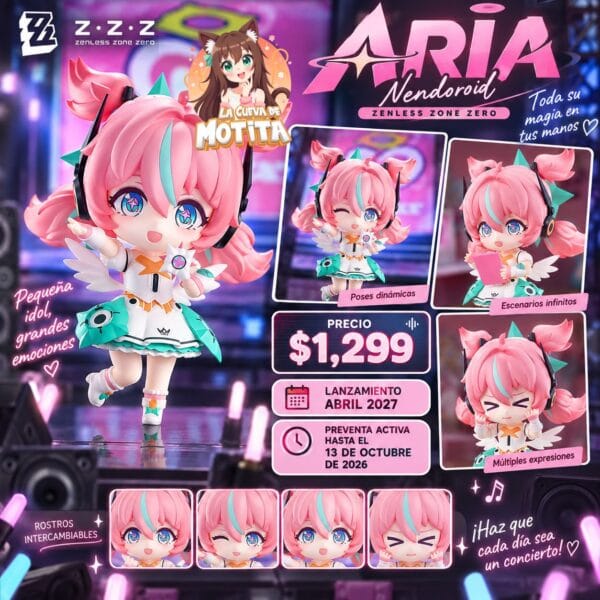 Nendoroid 3144: Zenless Zone Zero - Aria (Limited + Bonus)