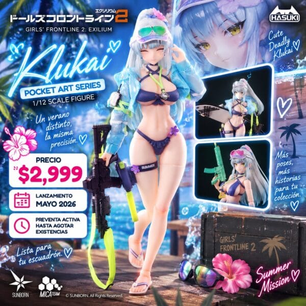 Girls' Frontline 2 Exilium: Klukai 1/12 - DX Azure Trail Ver.