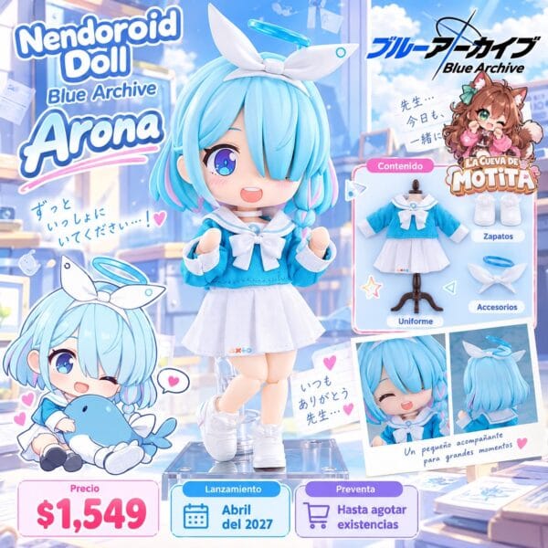 Nendoroid Doll: Blue Archive - Arona