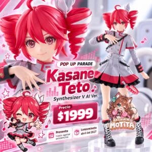 POP UP PARADE: Kasane Teto - Synthesizer V AI Ver. (L Size)